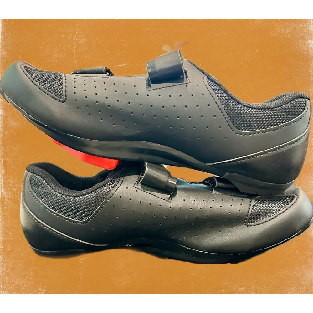 Shimano RP1 SH-RP100-S Black Road Cycling Shoes Mens 8.9 EU 43 SPD SPD-SL Cleats